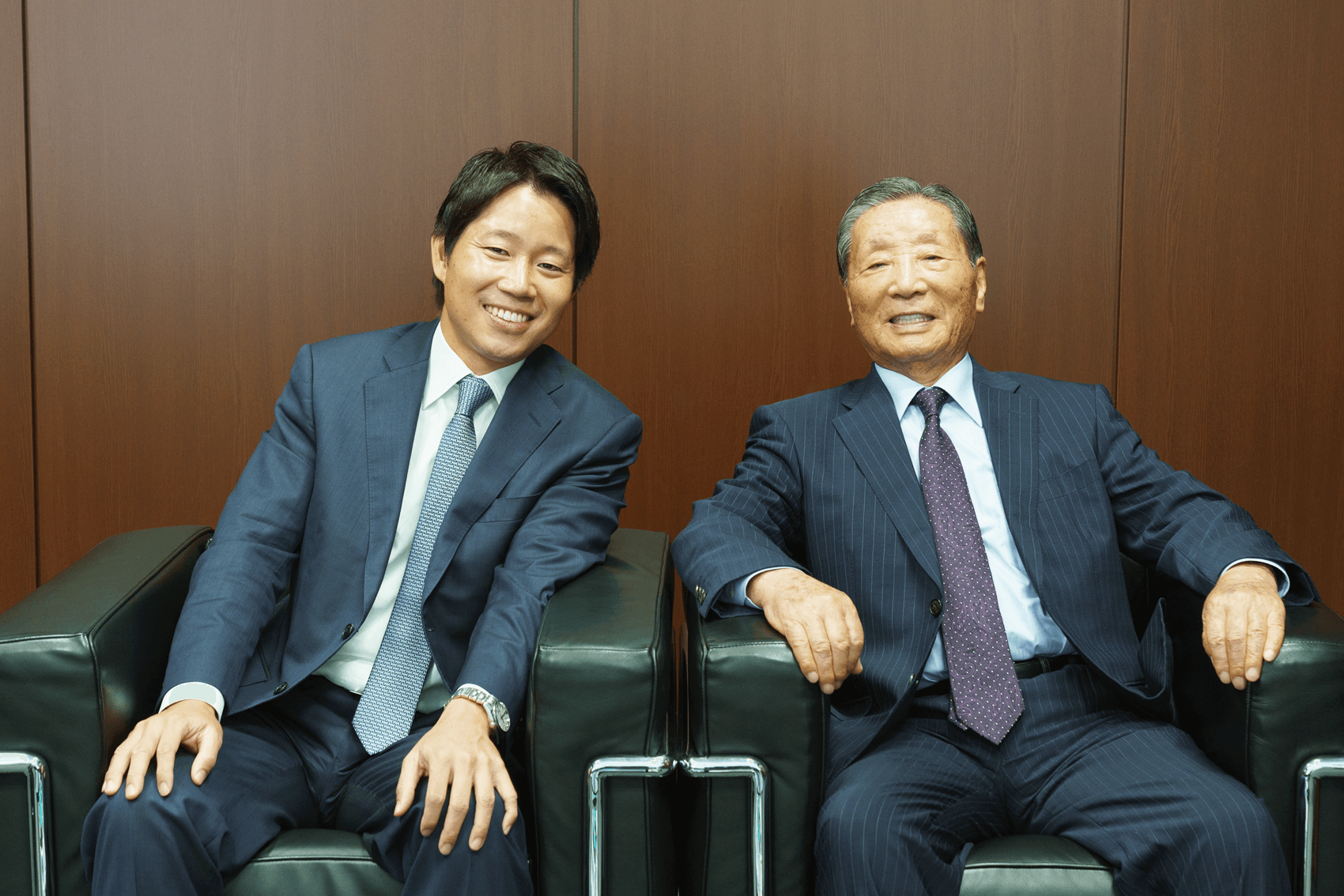 白岩工業の会長と社長