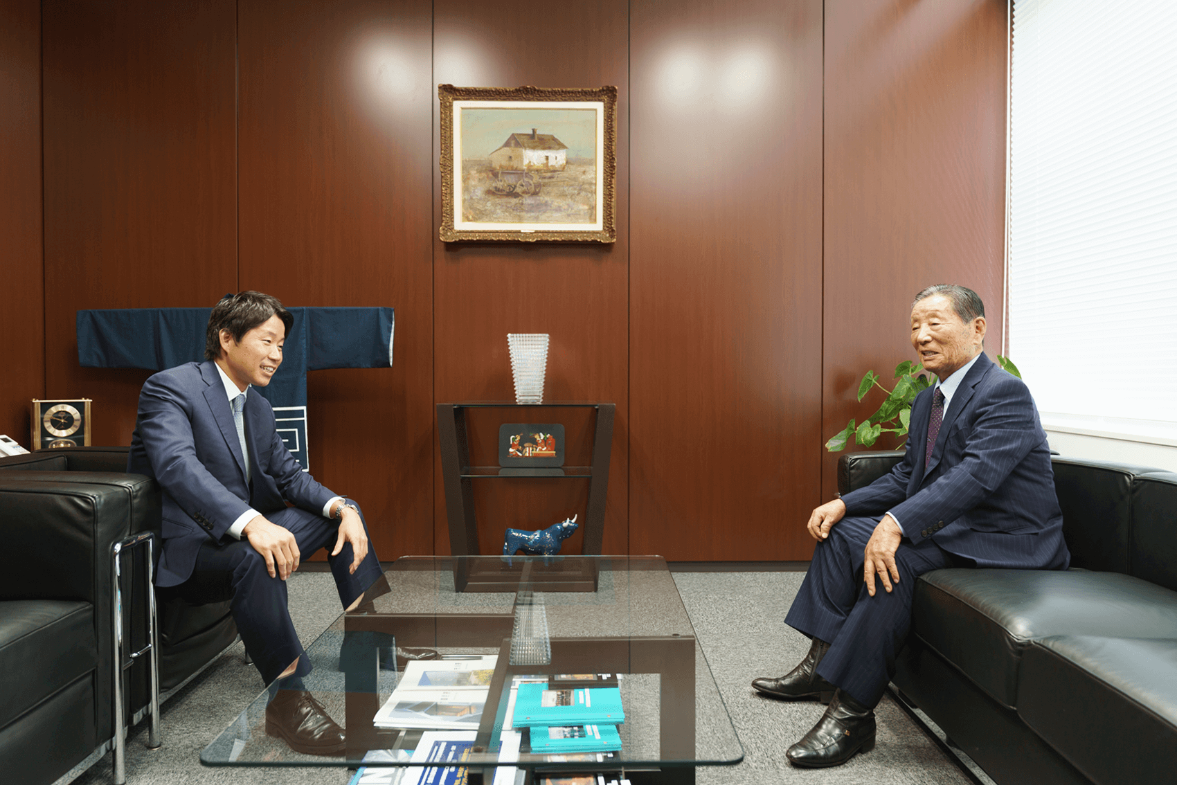 トップ対談の様子