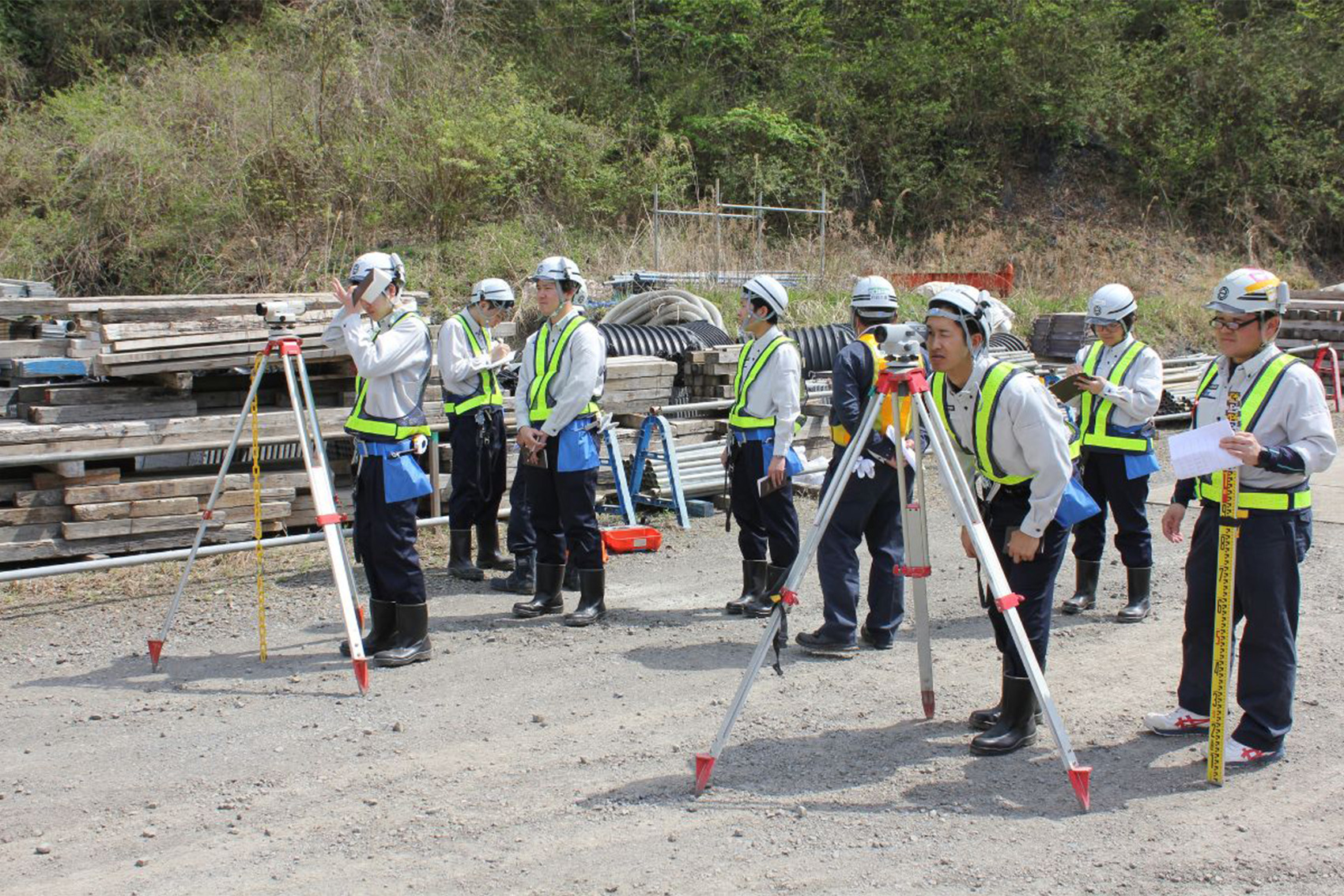 新入社員研修にて現場実習を実施しました!