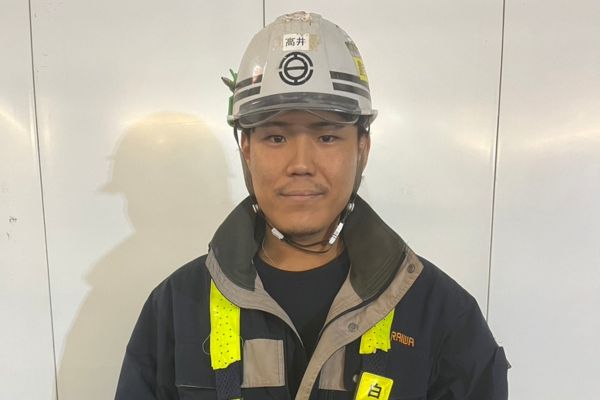 白岩工業社員インタビュー（高井さん／新卒入社）