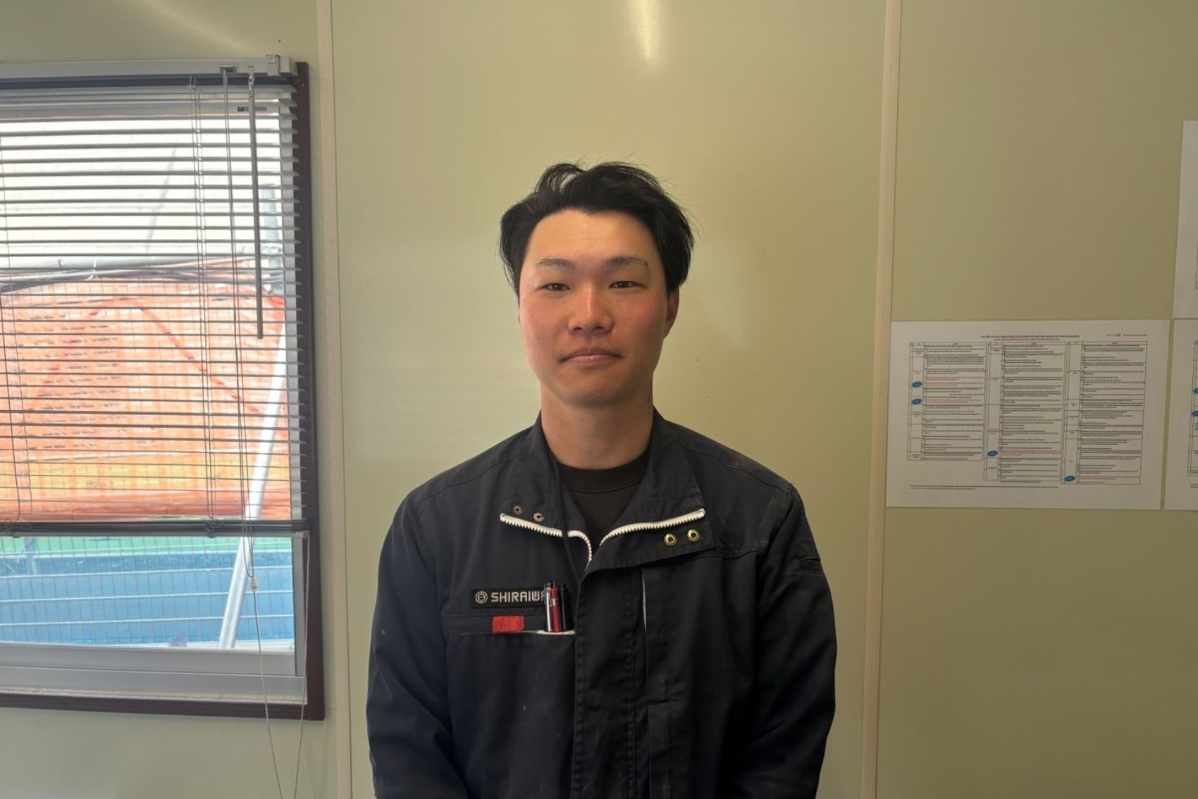 白岩工業社員インタビュー（渡辺さん／新卒入社）