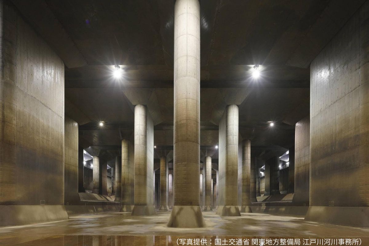 首都圏外郭放水路工事